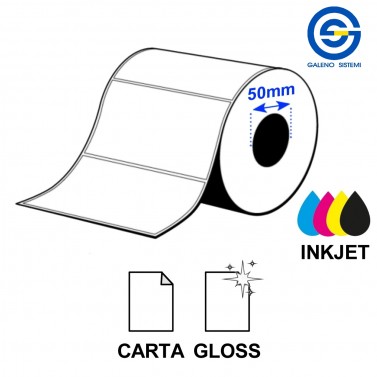 Rotolo etichette 102x152mm carta lucida (210 etic.) - anima 2"