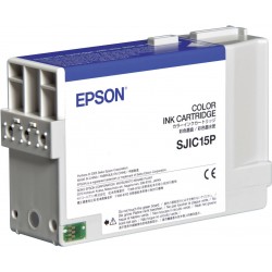 Cartuccia Epson TM C3400 a colori CMY SJIC15P