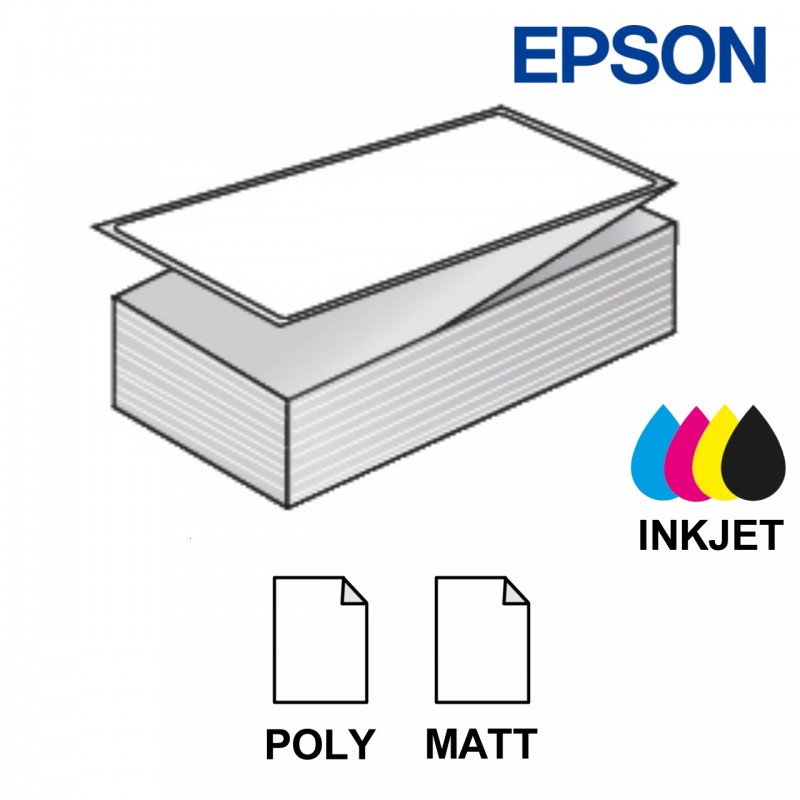 FanFold 203mm x 305mm poliestere opaco (500 etic.) - Epson