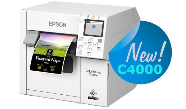 Stampante per etichette a colori Epson CW-C4000