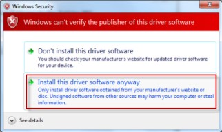 Installa driver