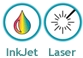 etichette ink-jet e laser
